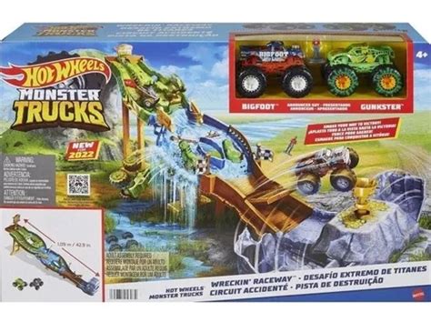 Pista De Carritos Hot Wheels Monster Truck Original Mercadolibre