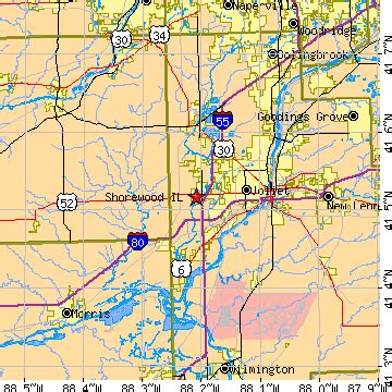 Shorewood, Illinois (IL) ~ population data, races, housing & economy