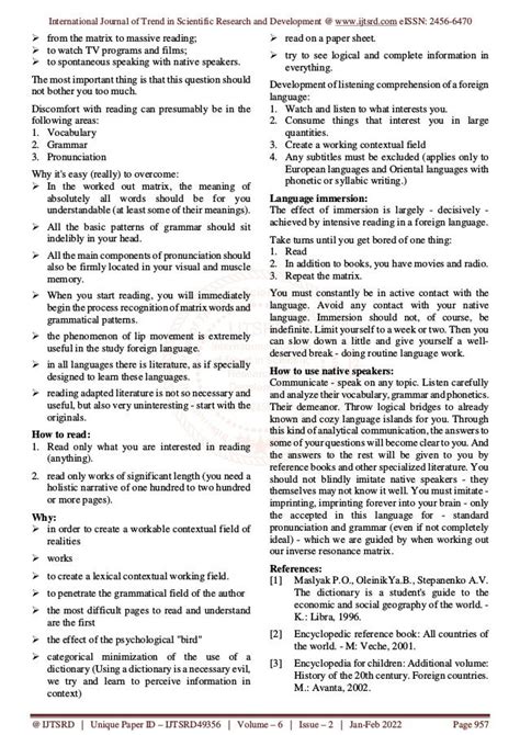 Matrix Of Language Resonance Listening Hearing Analysis Imitation PDF