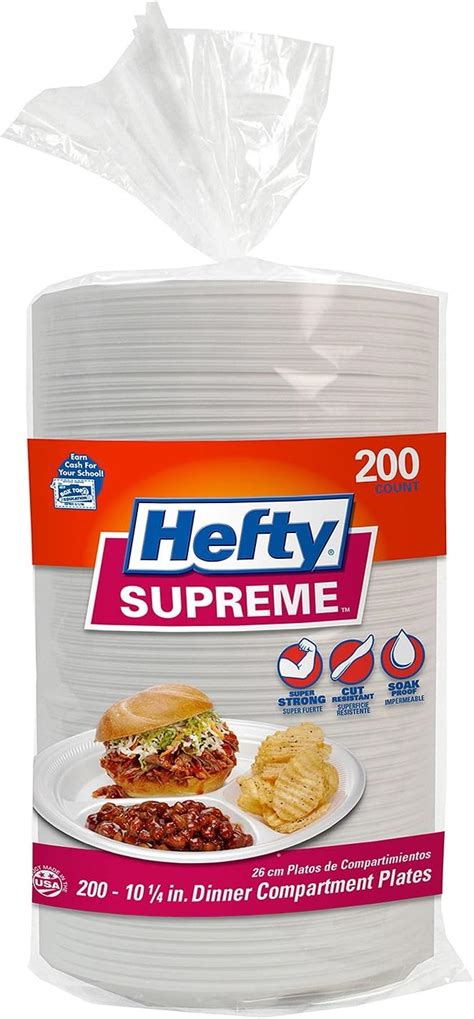 Hefty Supreme Plates 320 Ct 2 Pack Health And Household