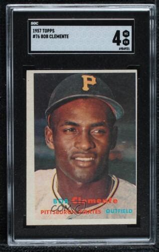 Topps Roberto Clemente Called Bob On Card Sgc Hof Ebay