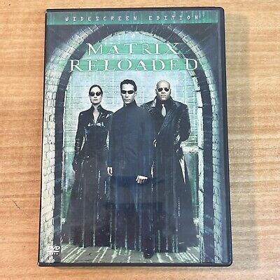 The Matrix Reloaded Dvd Disc Set Widescreen Rated R