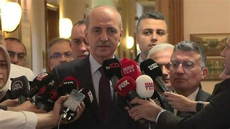 Numan Kurtulmuş TBMM Başkanlık başvurusu için dilekçesini verdi