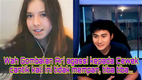 Wah Gombalan Ari Agassi Kepada Cewek Cantik Kali Ini Tidak Mempan Tiba