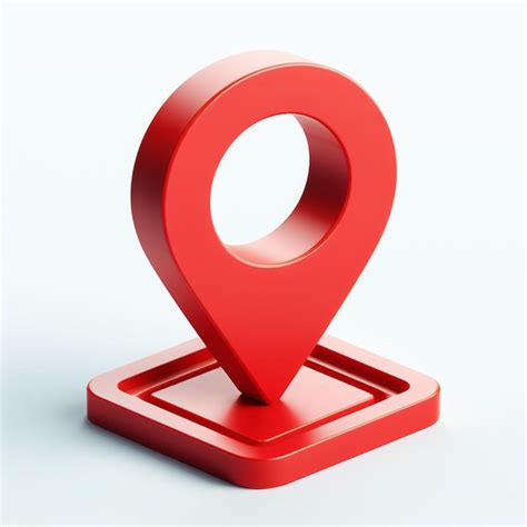 Premium Ai Image Map Location Pointer 3d Arrow Navigation Icon Vector