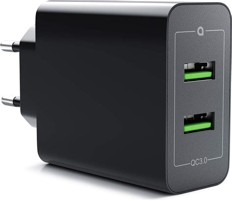 Anker Chargeur Secteur USB 24W 2 Ports Chargeur Mural Adaptateur USB