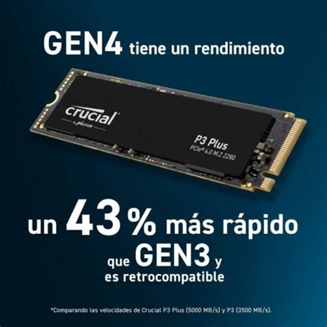 Crucial P Plus Tb Ssd M D Nand Nvme Pcie Pccomponentes