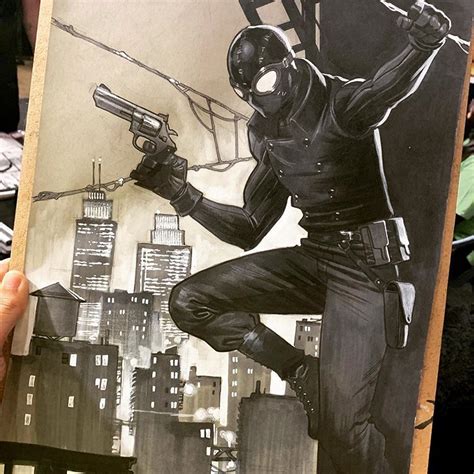 Jorge Molina on Instagram: "Spider-Noir in show commission from ...