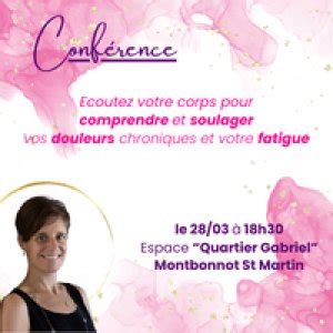 Tickets Ecoutez Votre Corps Pour Comprendre Et Soulager Vos Douleurs