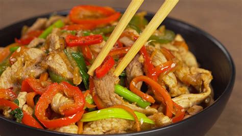 Свинина с овощами по-китайски. Рецепт от Всегда Вкусно!