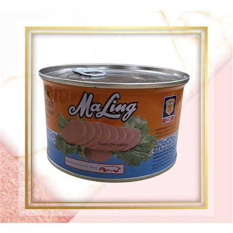 Jual Ma Ling Luncheon Pork Tts Canned Daging Ham Babi Maling 397gr