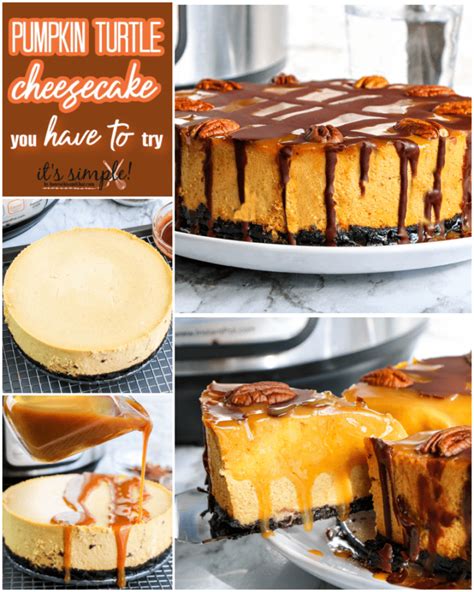 Pumpkin Turtle Cheesecake Ultimate Easy Instant Pot Version