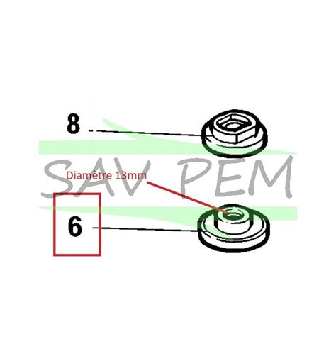 Ecrou De Serrage Meuleuses BLACK DECKER BD2023 KG2024 P5703