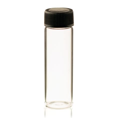 2 Dram Clear Glass Vial W Cap