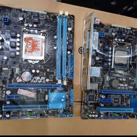 Jual Mobo Motherboard Asus H61M C LGA 1151 Support Gen2 Gen3 Shopee