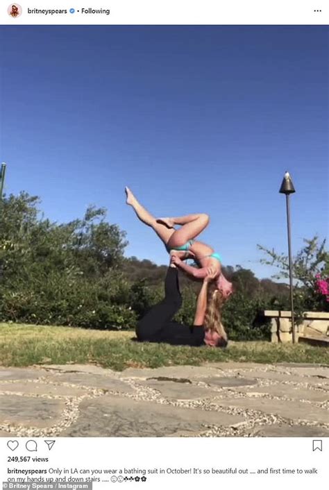 Britney Spears Shares Video Of Her Thorough Outdoor Yoga Workout In An