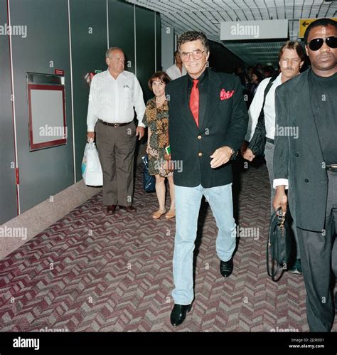 American Actor Burt Reynolds At Heathrow Airport Arriving From New