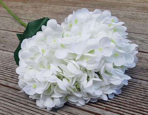 Hydrangea Real Touch White F306 Dizacflowers