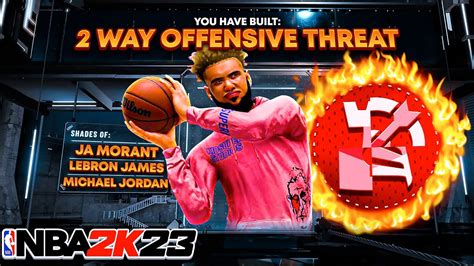 This 2 WAY OFFENSIVE THREAT Build Is BREAKING NBA 2K23 BEST POINT