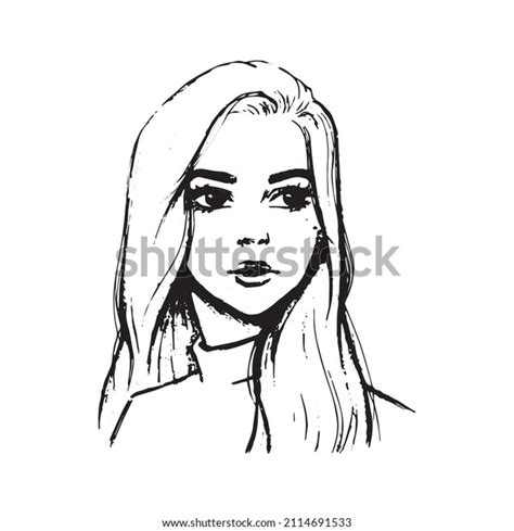 Womens Faces One Line Art Style Stock Vector Royalty Free 2114691533 Shutterstock