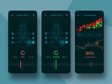 Guitar Tuner app concept | Sound Editing Application by Joydeep ...