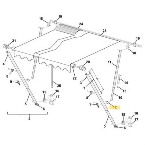 Carefree Of Colorado Awning Parts Diagram