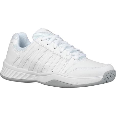 K-Swiss Womens Court Smash Tennis Shoes - White/Highrise - Tennisnuts.com