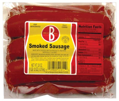 Circle B Mild Smoked Sausage Oz Kroger