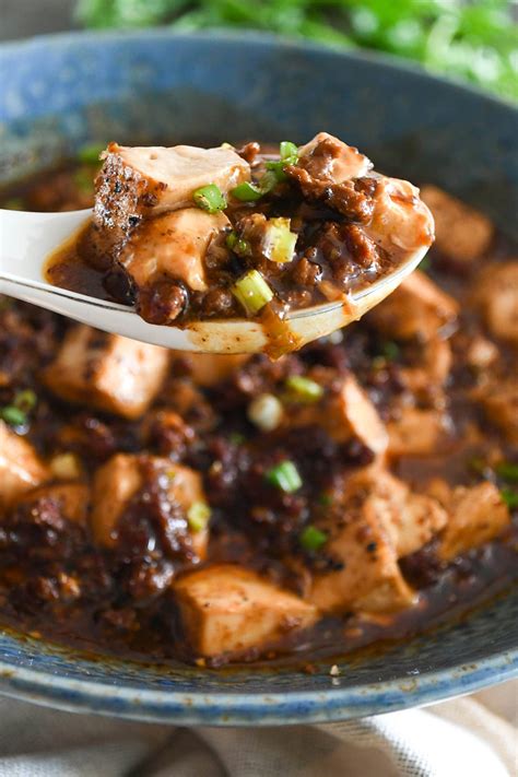 Mapo Tofu Sichuan Stir Fried Pork And Bean Curd Foodelicacy