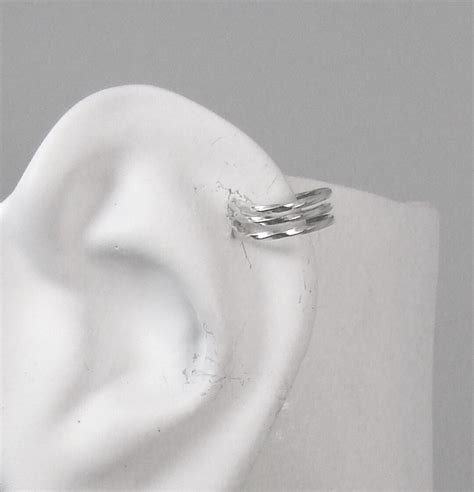 POST Pierced Cartilage Helix Hoop Hex Piercing Conch Earring Body