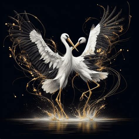 Premium Photo White Stork