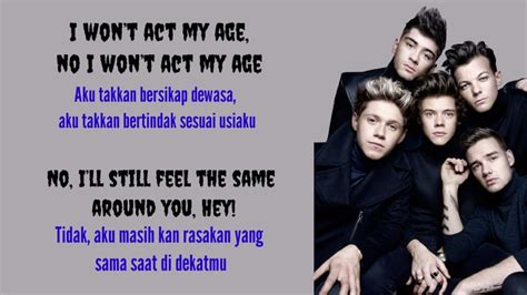 Act My Age One Direction Lirik Dan Terjemahan Youtube