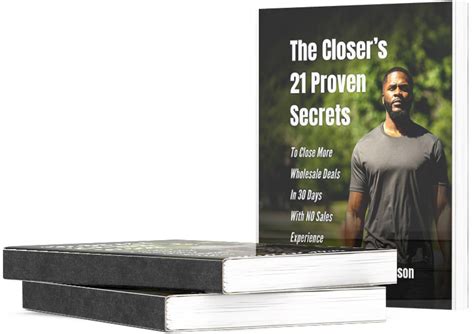 21 Proven Secrets Book By Tony The Closer Robinson