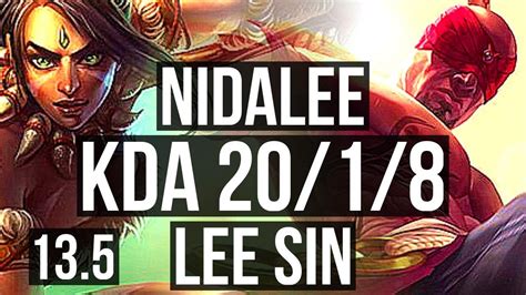 Nidalee Vs Lee Sin Jng Winrate Legendary Kr