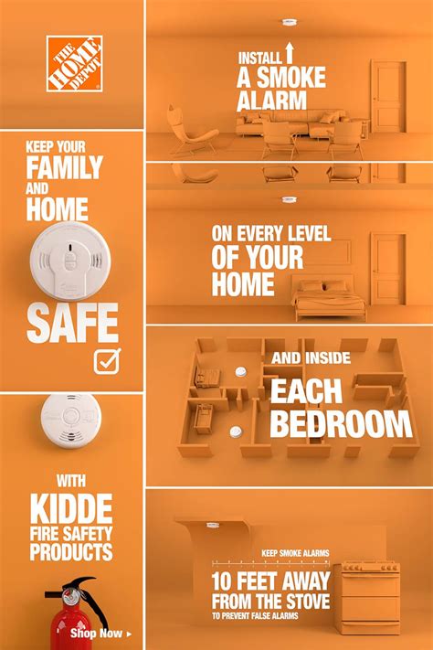 Smoke Detectors At The Home Depot Fire Safety Home Protection Smoke