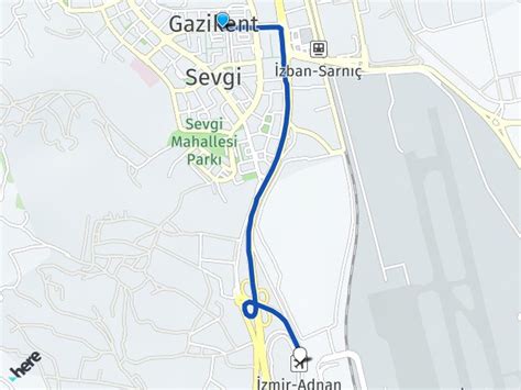 Gaziemir Gazikent Adnan Menderes Havalimanı Arası Kaç Km Yol Tarifi