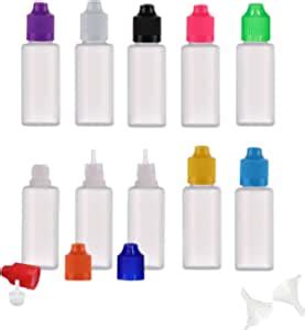 LDPE Squeezable Dropper Juice Bottle 50Pcs X 20ml Empty Eye Liquid