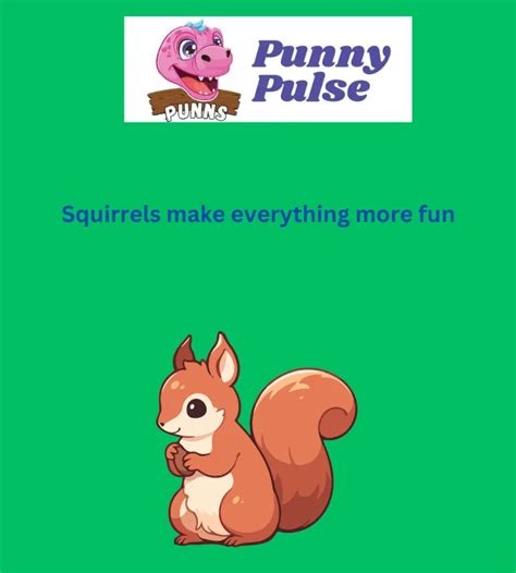 Squirrel Puns To Crack You Up