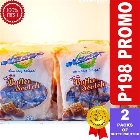 BongBongs Butterscotch 2 Packs Bacolod Pasalubong Products Cookies ...