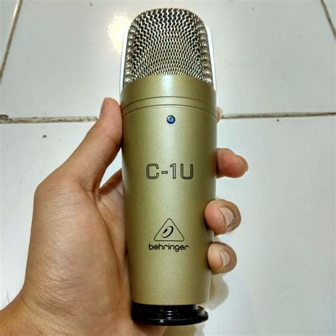 Mic Condenser Usb Behringer C U Gratis Stand Mic Musik Media Cd