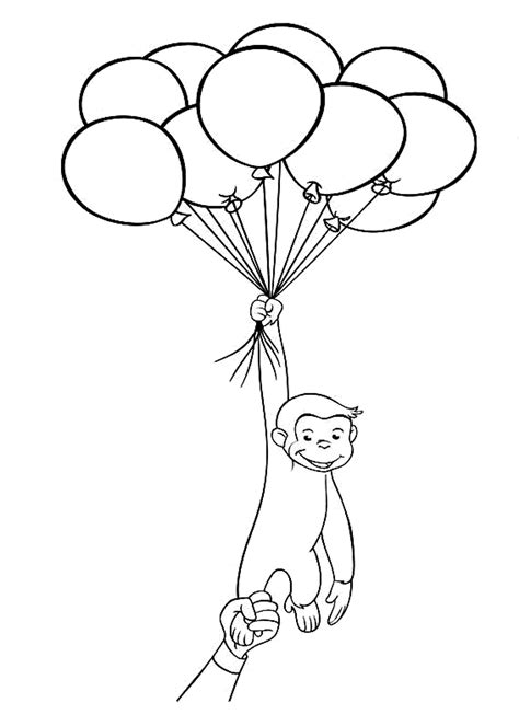 Curious George Coloring Pages To Print Coloring Pages