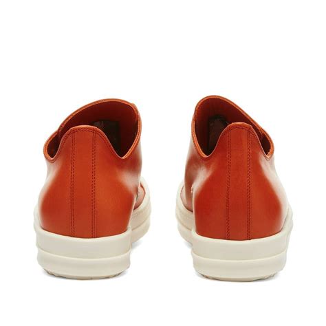 Rick Owens Womens Low Sneakers In Orangemilk Rick Owens