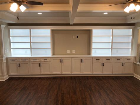 Entertainment Center and Built in Cabinet Bookshelves near Fayetteville Ga