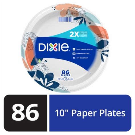 Dixie Paper Plates Inch Disposable Plate Ct Frys Food Stores