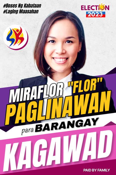 Barangay Election Poster Template Postermywall