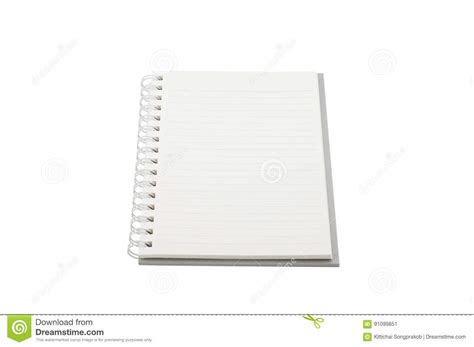 Mofa En Blanco Del Cuaderno Para Arriba Aislada En El Fondo Blanco PA