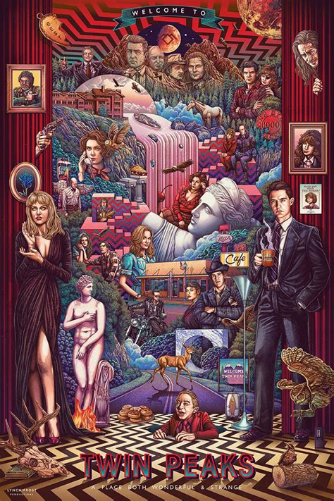 Twin Peaks By Ise Ananphada Home Of The Alternative Movie Poster Amp