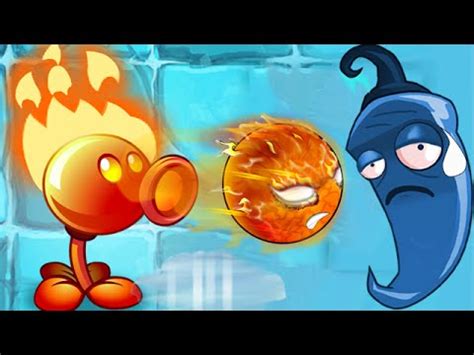 Plants Vs Zombies Fire Peashooter Youtube