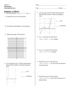 Fillable Online Regents Exam Questions A Apr B Zeros Of Polynomials