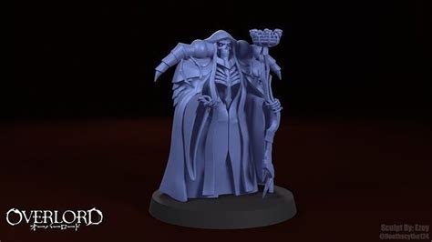 Miniatures Ainz Ooal Gown Overlord 3d Model 3d Printable Cgtrader